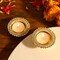 Tea Light Candle Holders Indian Decorative Candle Holder for Centerpiece Dining Table Office Home Temple Decor Housewarming Thanksgiving Gift Diwali Decoration Tealight Holder for Christmas